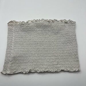 White Smocked Tube Top